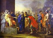 Nicolas Poussin The Continence of Scipio, Spain oil painting artist